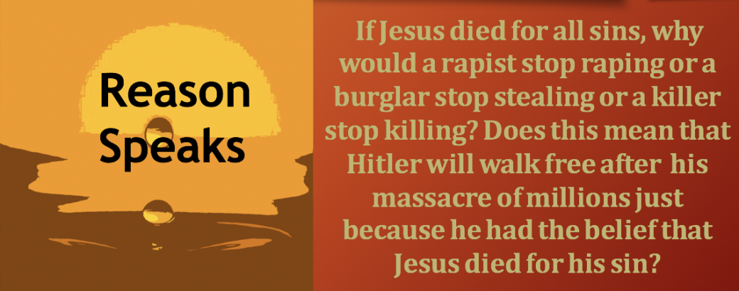 Shedding Blood of Innocent Jesus. If God wants to Forgive the sins of people out of His Love, it is within His Power to just forgive the sinner.