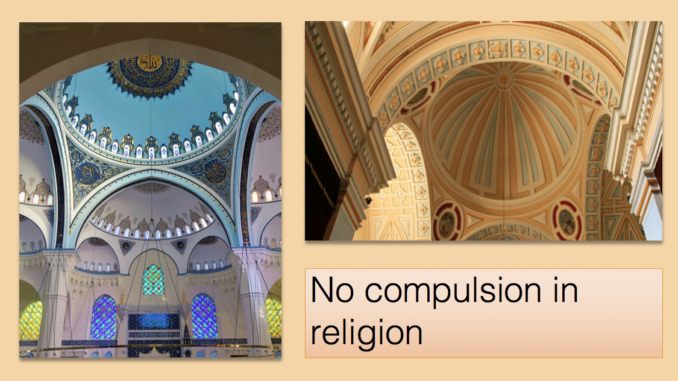 No compulsion in religion