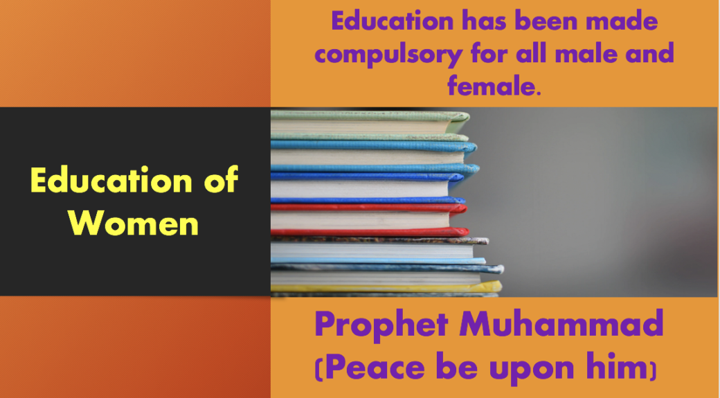 Education is compulsory for all in islam. picture from Unsplash, free download.